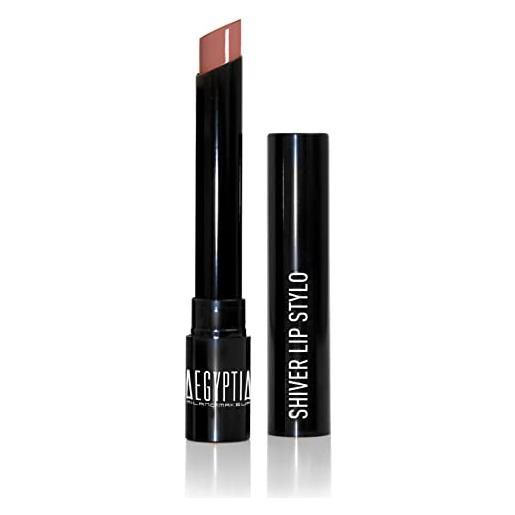 Aegyptia Milano Makeup - shiver lip stylo - rossetto mat con vitamina e - vegano (03 charm)