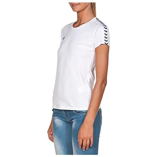 ARENA icons team-maglietta da donna, bianco-nero, taglia unica
