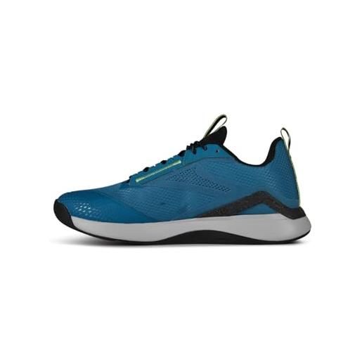 Reebok nanoflex adventure tr, sneaker uomo, steely blue s23 r pure grey 3 core black, 39 eu