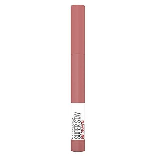 Maybelline superstay ink rossetto, b1600, 1.5 g, 105 on the grind, vanilla, 3 unità