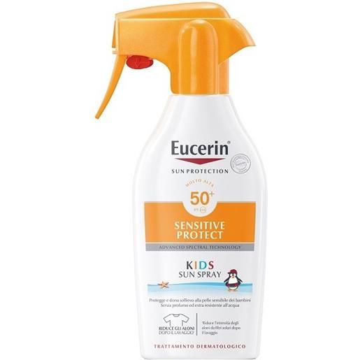 Eucerin sun kids trigger spray solare spf 50 protezione bambini 300 ml