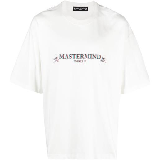Mastermind World t-shirt con stampa - bianco