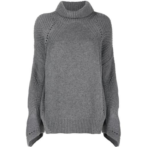 Ermanno Scervino maglione a collo alto - grigio