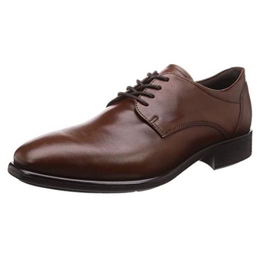 ECCO citytray shoe, oxford uomo, marrone cognac, 44 eu