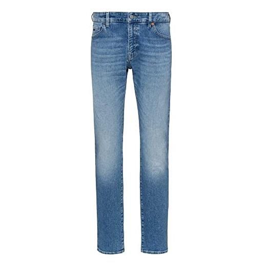 BOSS maine bc-l-c jeans, turchese/acqua, 35w x 32l uomo
