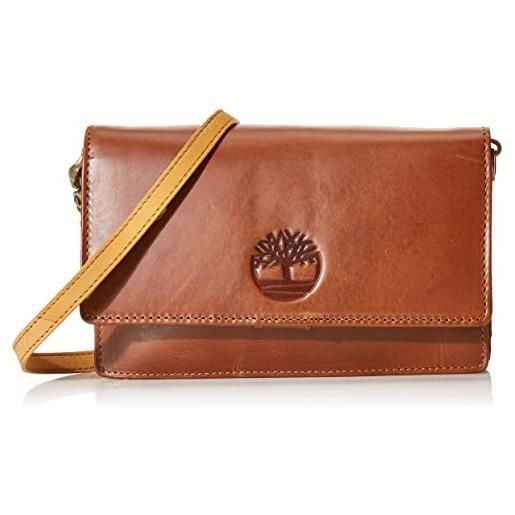 Timberland portafoglio, borsa a tracolla rfid in pelle donna, piccante (ciottolo), einheitsgröße