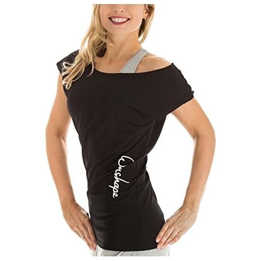 WINSHAPE winston hape wtr12 maglietta da donna per danza e tempo libero, donna, damen dance-shirt wtr12 freizeit fitness workout, pink, l