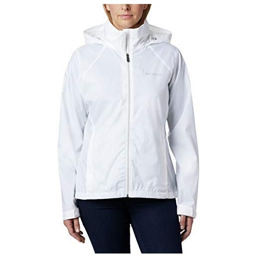 Columbia switchback iii jacket, chaqueta de lluvia impermeable donna, white, 
