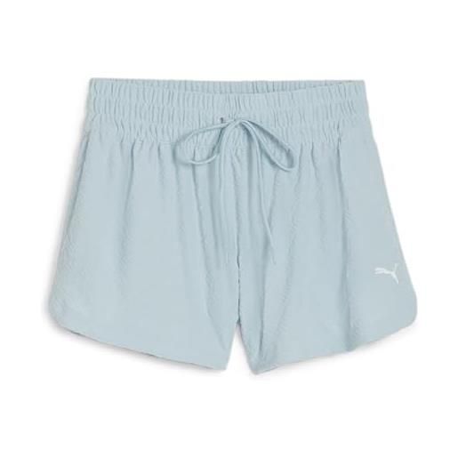 PUMA pantaloncini corti lavorati a maglia unisex in pile hw 7,6 cm