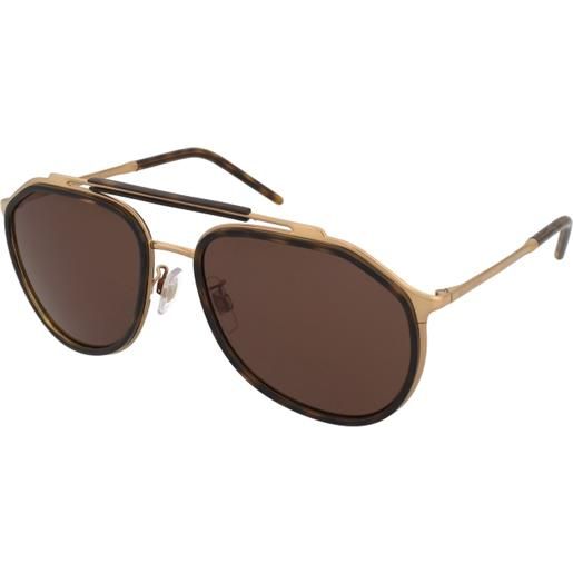 Dolce & Gabbana dg2277 02/73 | occhiali da sole graduati o non graduati | unisex | metallo | pilot | nero, oro | adrialenti