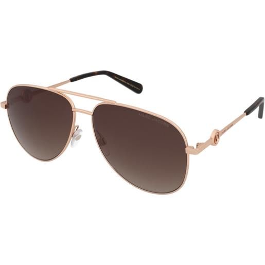 Marc Jacobs marc 653/s 01q/ha | occhiali da sole graduati o non graduati | metallo | pilot | oro rosa | adrialenti