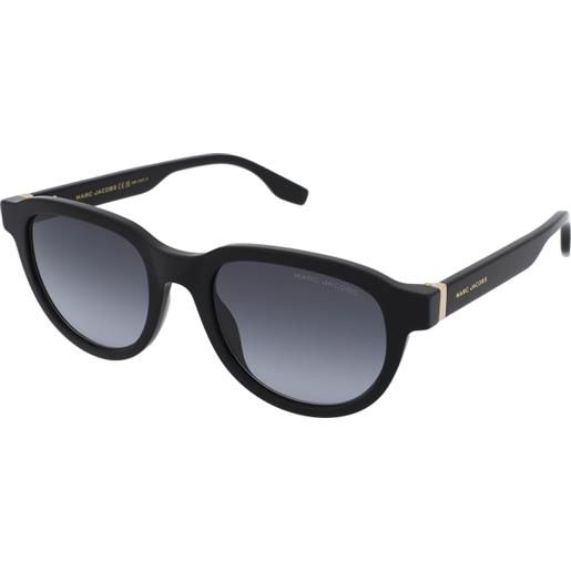 Marc Jacobs marc 684/s 807/9o | occhiali da sole graduati o non graduati | prova online | unisex | plastica | tondi | nero | adrialenti