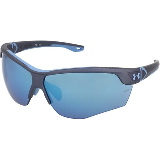 Under Armour ua yard dual 09v/w1 | occhiali da sole sportivi | prova online | unisex | plastica | rettangolari | grigio, blu | adrialenti