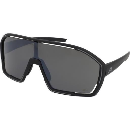Alpina bonfire q-lite black matt | occhiali da sole sportivi | unisex | plastica | mascherina | nero | adrialenti