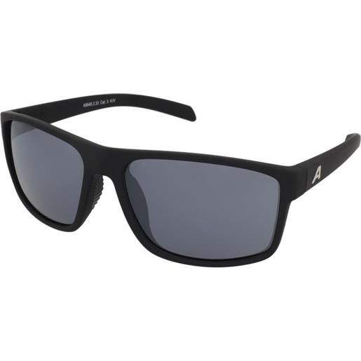 Alpina nacan i black matt | occhiali da sole sportivi | unisex | plastica | rettangolari | nero | adrialenti