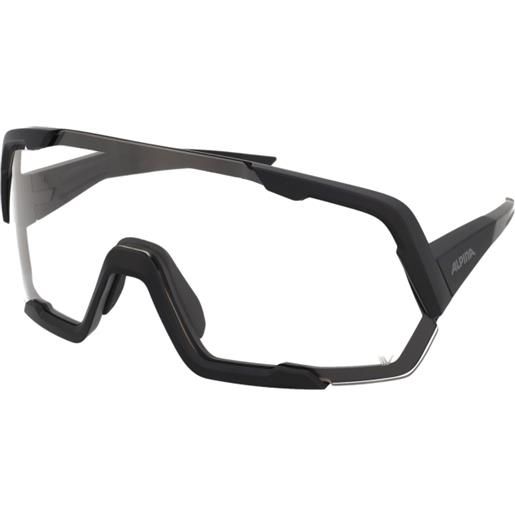 Alpina rocket v black matt | occhiali da sole sportivi | unisex | plastica | mascherina | nero | adrialenti