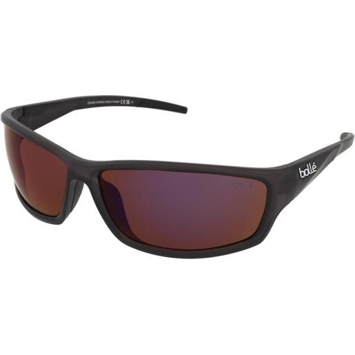 Bollé cerber bs041005 | occhiali da sole sportivi | unisex | plastica | rettangolari | nero | adrialenti