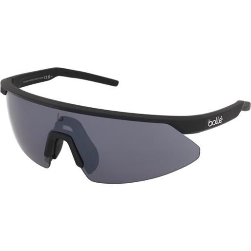 Bollé micro edge bs032005 | occhiali da sole sportivi | unisex | plastica | mascherina | nero | adrialenti