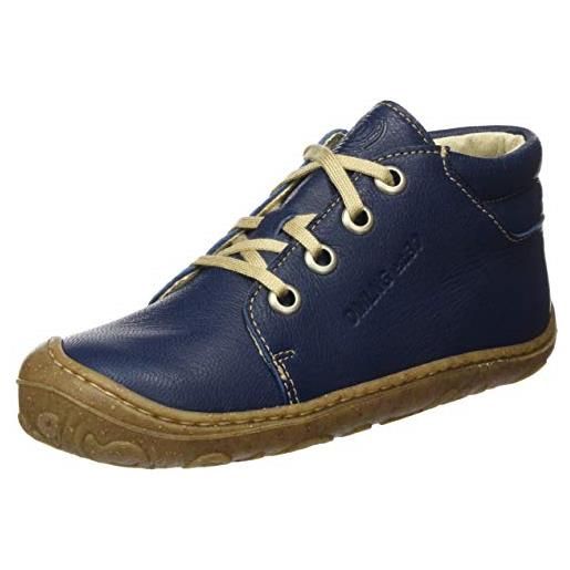 Däumling nori, scarpe da ginnastica basse unisex-bimbi 0-24, blu (laya jeans 42), 21 eu