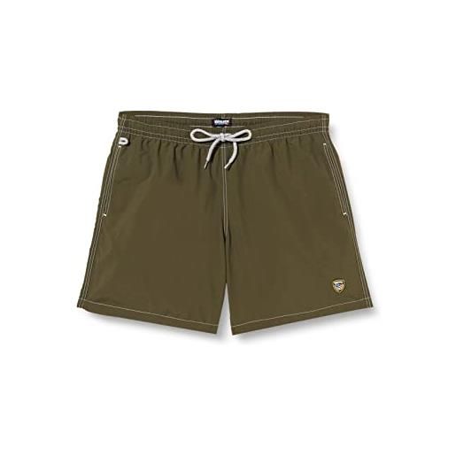 Blauer beachwear, costume a boxer uomo, 683 verde pigna, 50