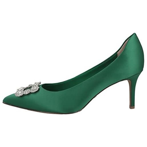Tamaris damen 1-1-22430-20, scarpe con tacco donna, green satin, 40 eu