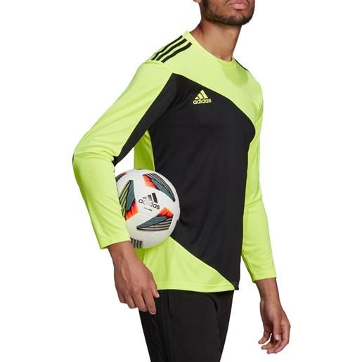 Maglia portiere con protezioni uomo adidas squadra 21 goalkeeper jersey giallo gn5795