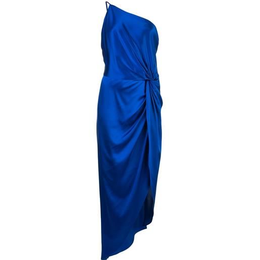 Michelle Mason abito monospalla - blu
