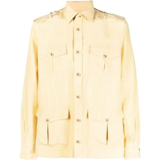 Giuliva Heritage camicia con taschino - giallo