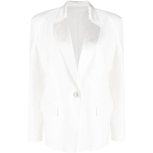 The Attico blazer monopetto - bianco