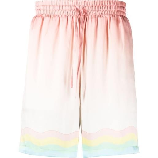 Casablanca shorts con stampa grafica - rosa