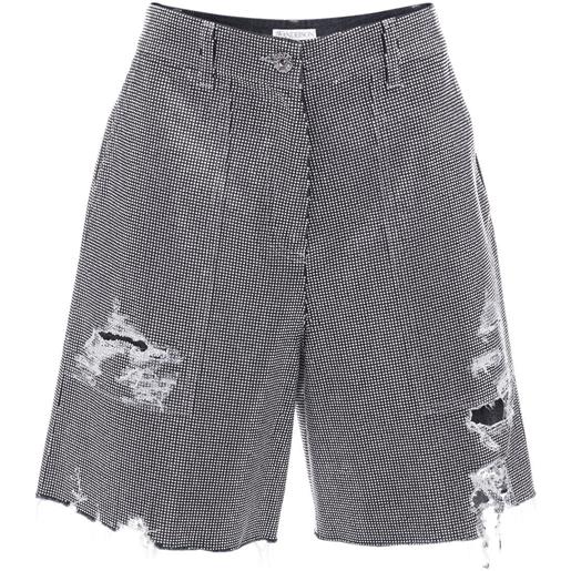 JW Anderson shorts con borchie - grigio