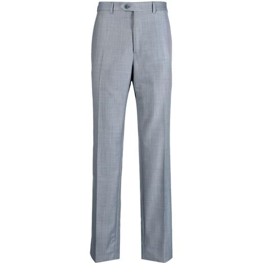 Brioni pantaloni sartoriali con abito - grigio