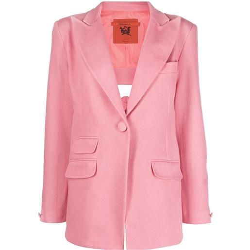 Thebe Magugu blazer monopetto - rosa