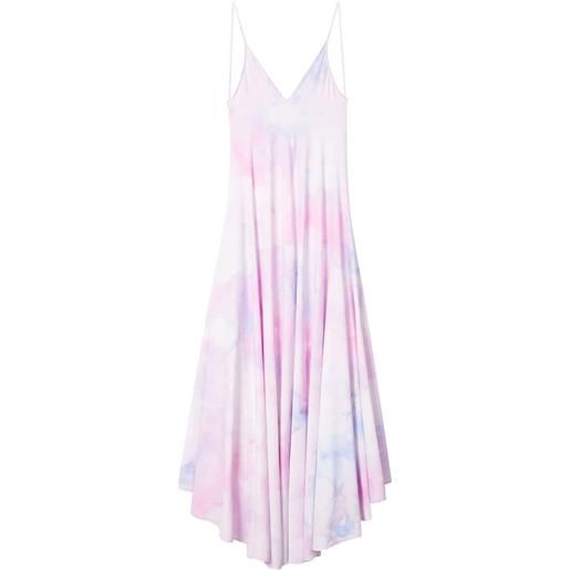 Nina Ricci abito con fantasia tie-dye - viola