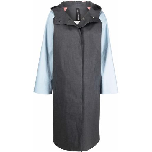 Mackintosh cappotto con cappuccio orla - grigio
