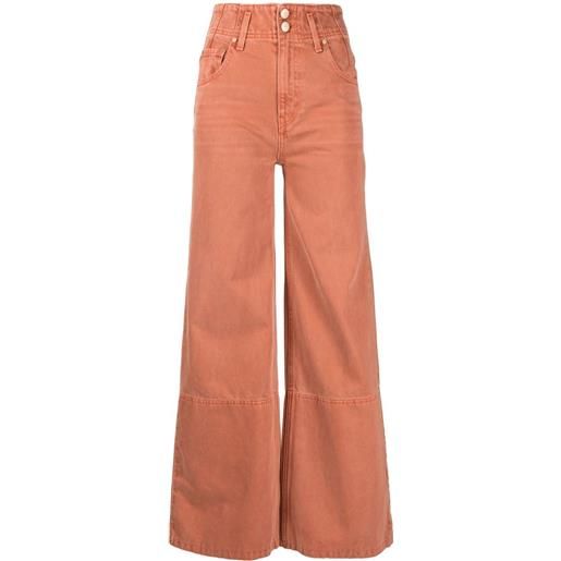 Ulla Johnson jeans a gamba ampia - arancione