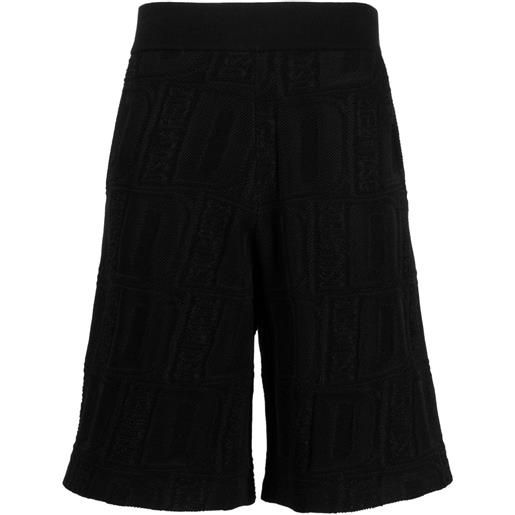 Dsquared2 shorts con stampa - nero