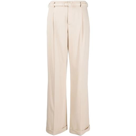 Ralph Lauren Collection pantaloni sartoriali modern con pieghe - toni neutri
