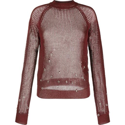 Durazzi Milano maglione con decorazione - rosso