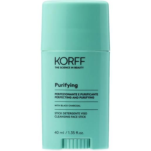 Korff purifying - stick viso detergente purificante, 40ml