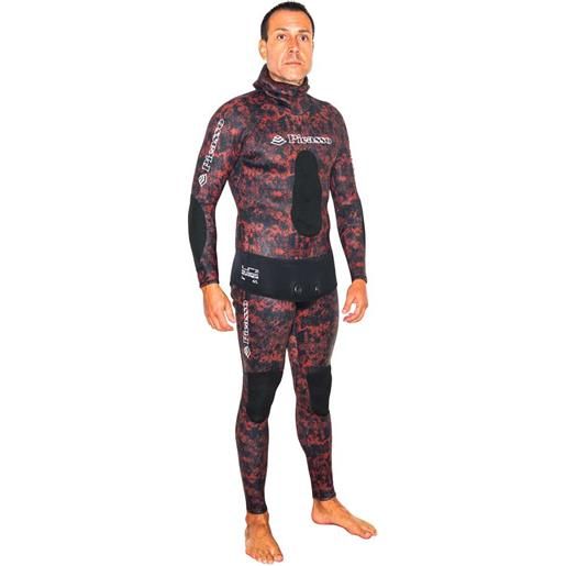 Picasso kelp with braces spearfishing wetsuit 3 mm rosso s
