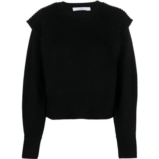 IRO maglione con design a strati - nero