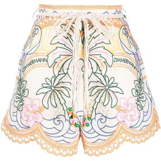 ZIMMERMANN shorts ginger tropical - multicolore