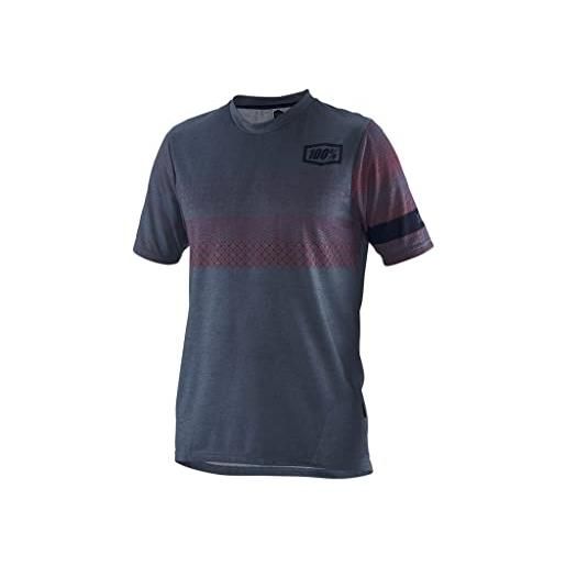 100% t-shirt airmatic, mattone/rosso scuro, l, uomo