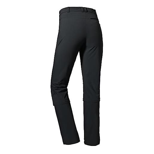 Schöffel engadin1, pantaloni da donna resistenti per escursioni, impermeabili con taglio sportivo, nero, 19
