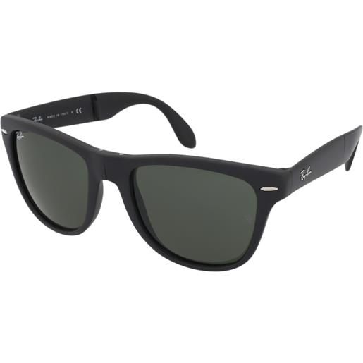 Ray-Ban wayfarer folding classic rb4105 601s | occhiali da sole graduati o non graduati | prova online | unisex | plastica | quadrati | nero | adrialenti
