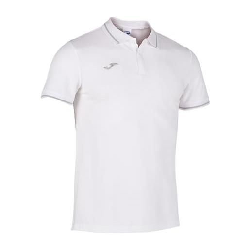 Joma polo comfort ii, unisex - adulto, bianco, 4xs