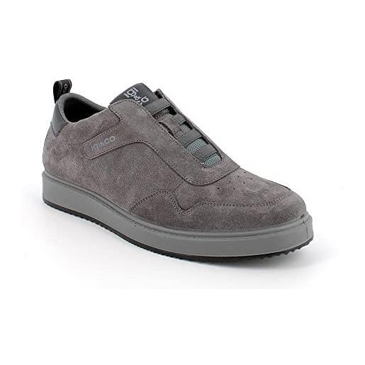 IGI&CO uomo santiag, scarpe da ginnastica, grigio (dark mud), 39 eu