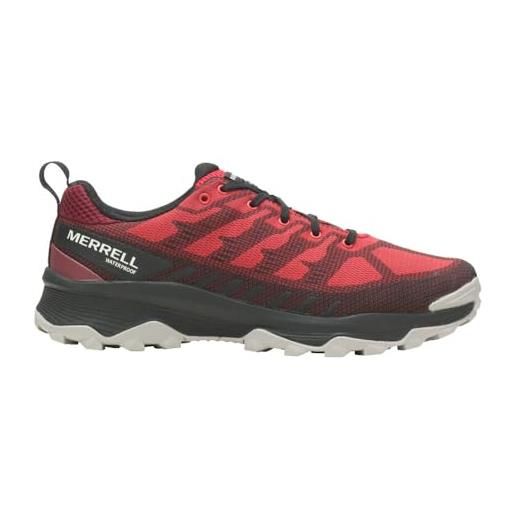 Merrell speed eco wp-lava/cabernet, scarpe da ginnastica basse uomo, 43 eu