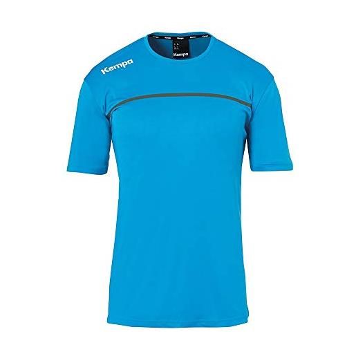 Kempa emotion 2.0 t-shirt, maglietta da uomo, bianco/antracite, xxxl